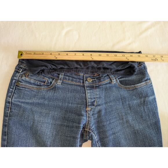 Lilac Maternity Denim Pants Womens Small Dark Wash Jeans 30x30 - Picture 4 of 8